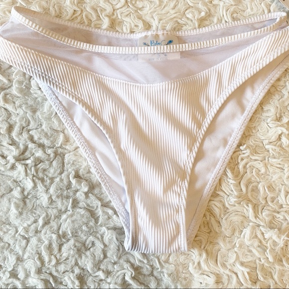NWT High Waist White Bikini - Picture 2 of 5